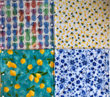 Roll of 8 2PLY Assorted Pattern Reusable No Paper Towels w/Snaps & Insert Roll