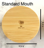 Solid Bamboo Mason Jar Lids