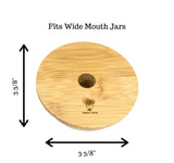 Bamboo Mason Jar Lids