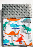 Welcome Baby Gift Set in Dinosaurs in the City Print