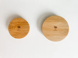 Solid Bamboo Mason Jar Lids
