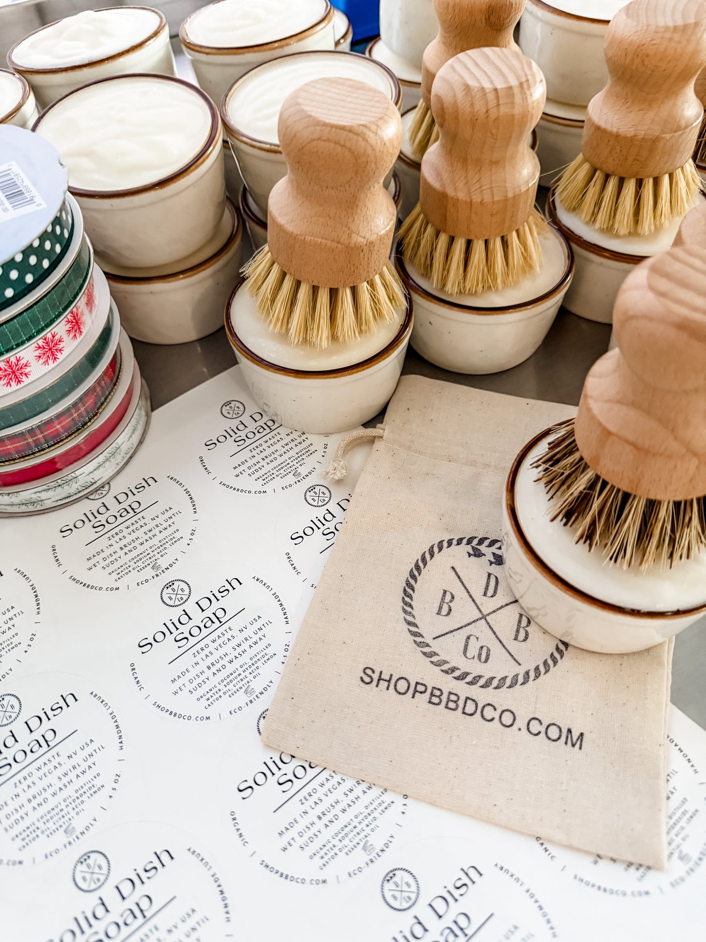 Solid Dish Soap Sets & Refills