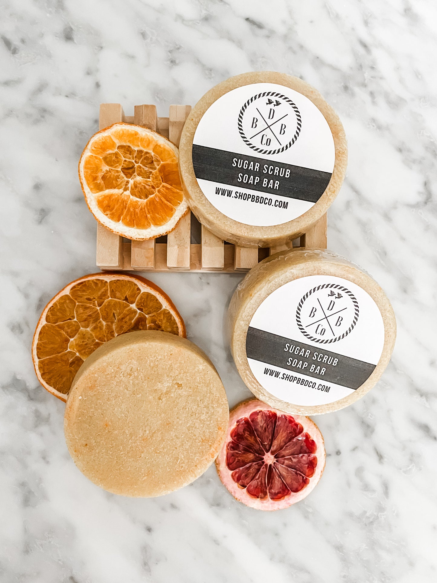 Blood Orange, Lemon & Mandarin Sugar Scrub Soap Bars