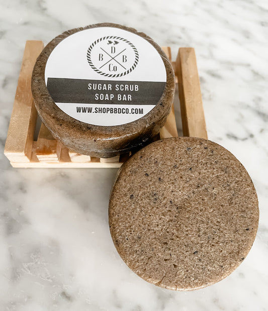 Espresso Coffee Sugar Scrub Soap Bar
