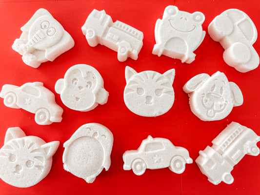 Cute Animal, Car & Fire Truck Bath Bombs