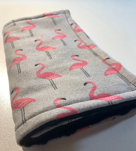 Flamingo 3PLY Luxe Burp Cloth and Lovey