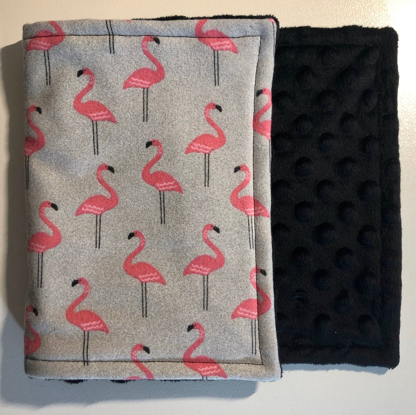 Flamingo 3PLY Luxe Burp Cloth and Lovey