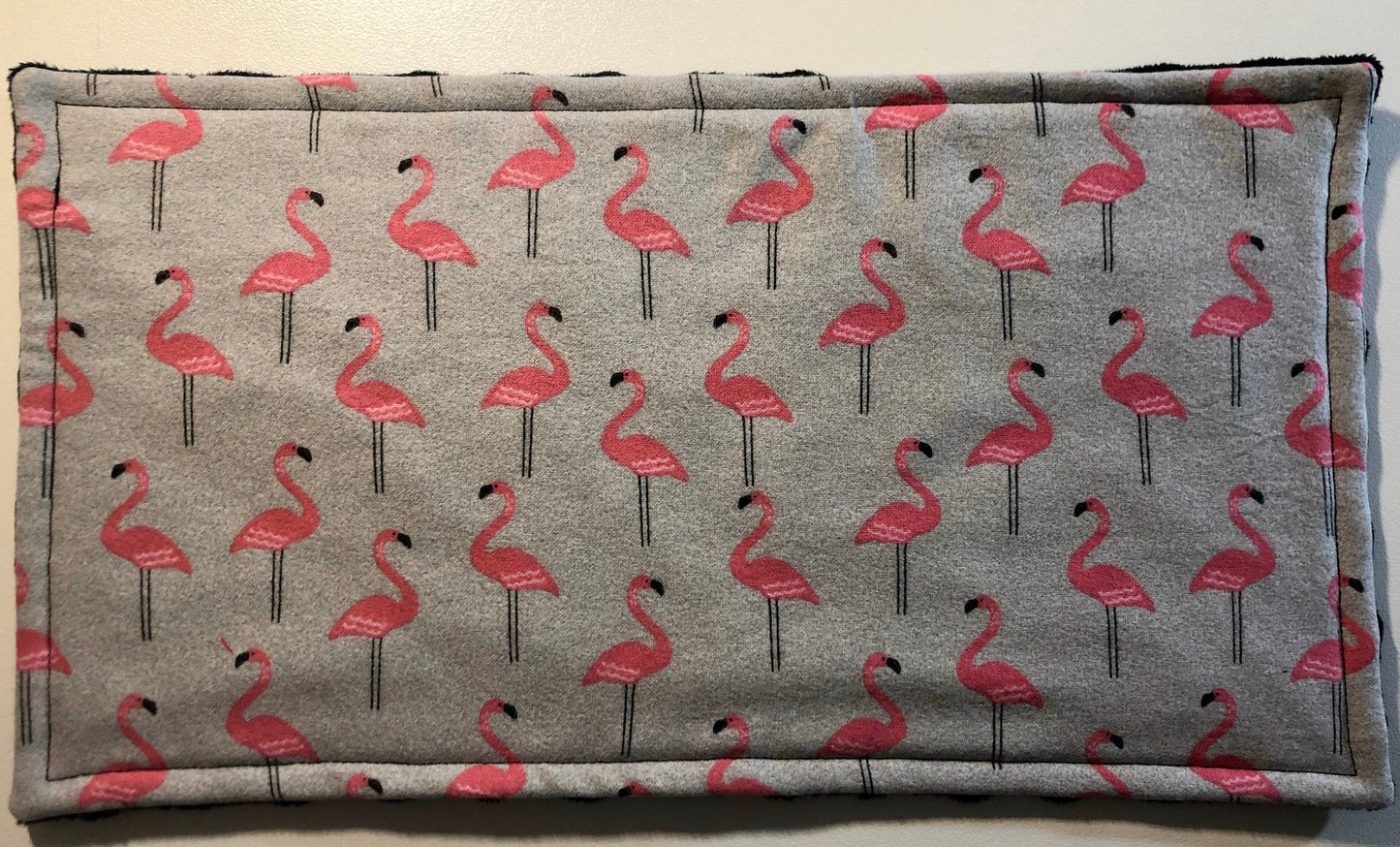 Flamingo 3PLY Luxe Burp Cloth and Lovey