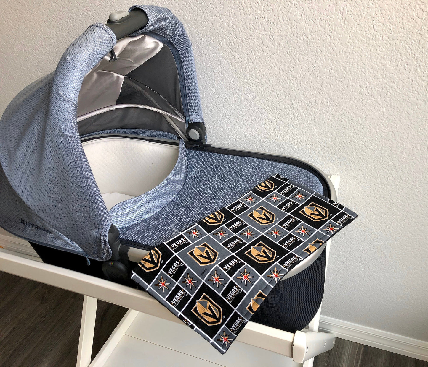 VGK Block 3PLY Luxe Burp Cloth and Lovey