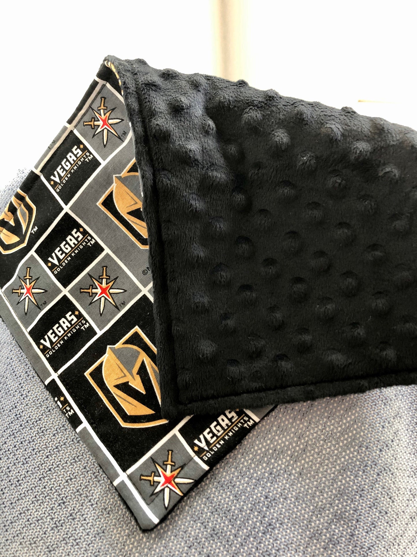 VGK Block 3PLY Luxe Burp Cloth and Lovey