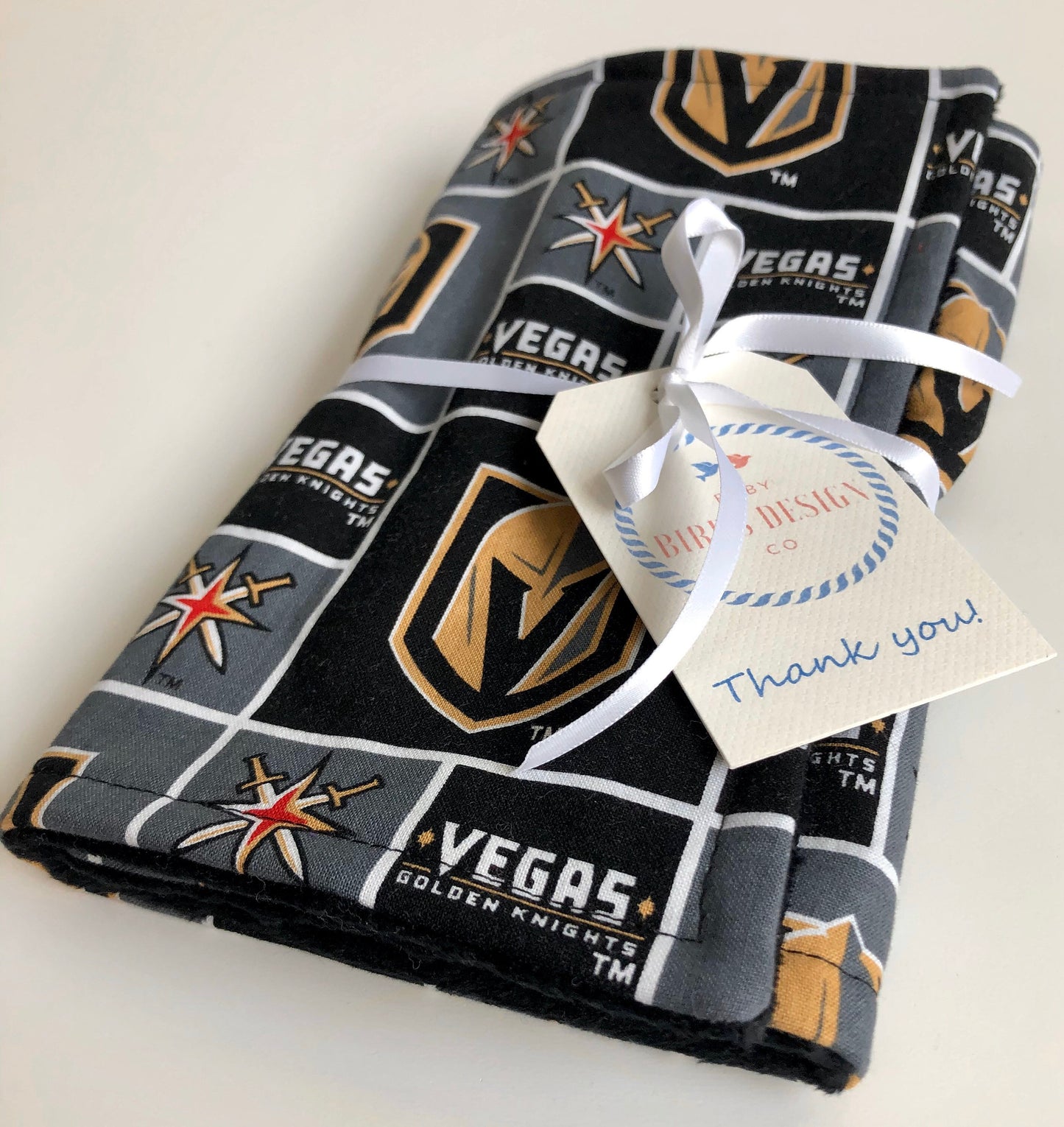 VGK Block 3PLY Luxe Burp Cloth and Lovey