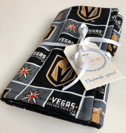 VGK Block 3PLY Luxe Burp Cloth and Lovey