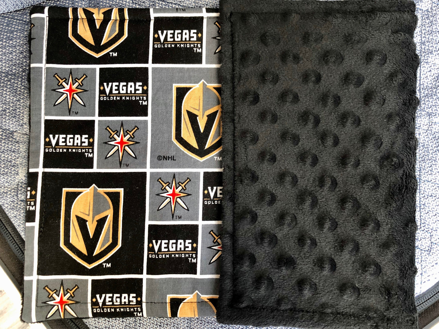 VGK Block 3PLY Luxe Burp Cloth and Lovey