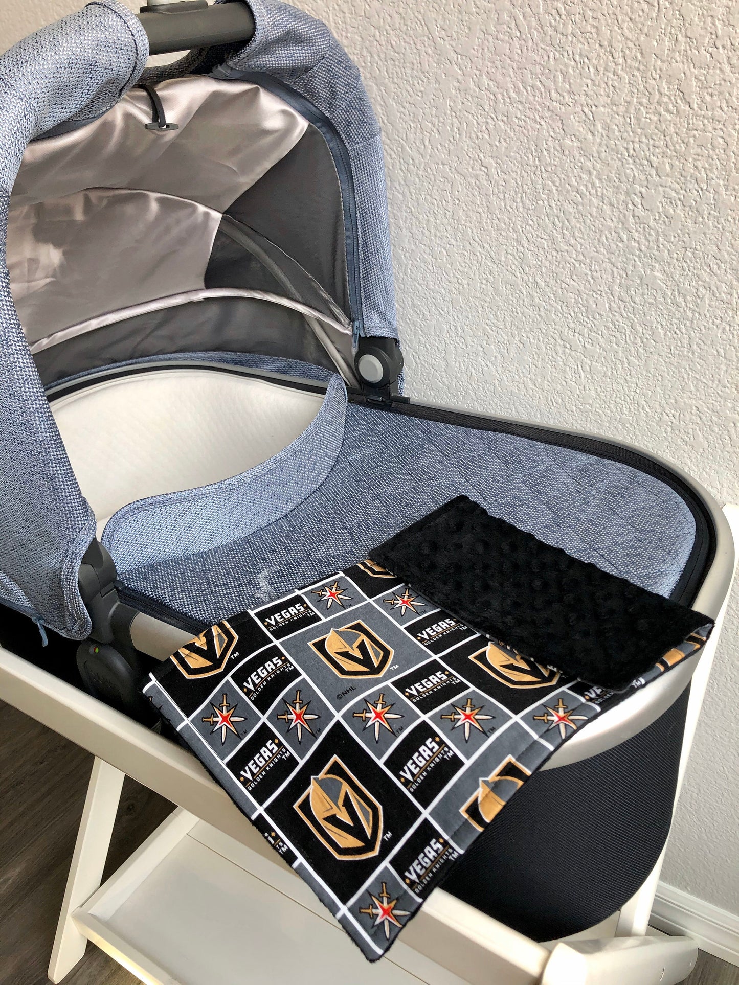 VGK Block 3PLY Luxe Burp Cloth and Lovey