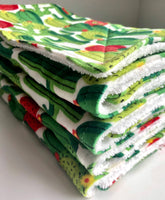 Roll of 8 2PLY Desert Bloom Cactus UnPaper Towels With Or Without Snaps