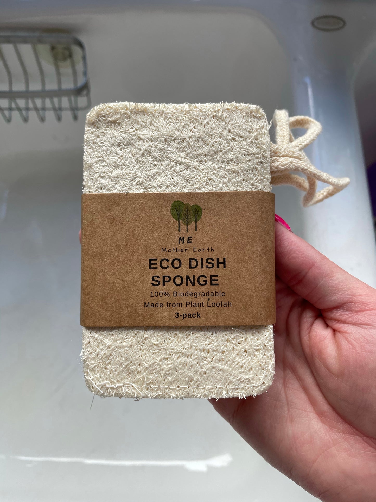 Eco Dish Sponges ~ Double Layer 3-Pack