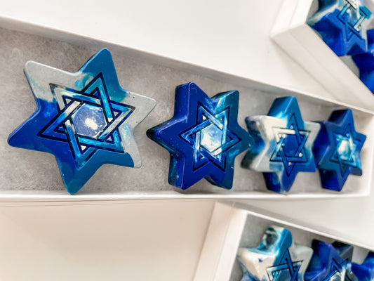 Star of David Rainbow Crayons ~ Great Hanukkah Gifts!