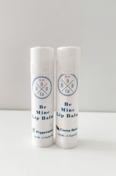 Be Mine Valentine’s Lip Balm ~ Choice of Peppermint or Cocoa Butter
