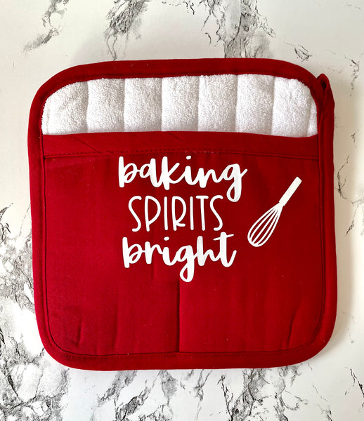 Baking Spirits Bright Pot Holder