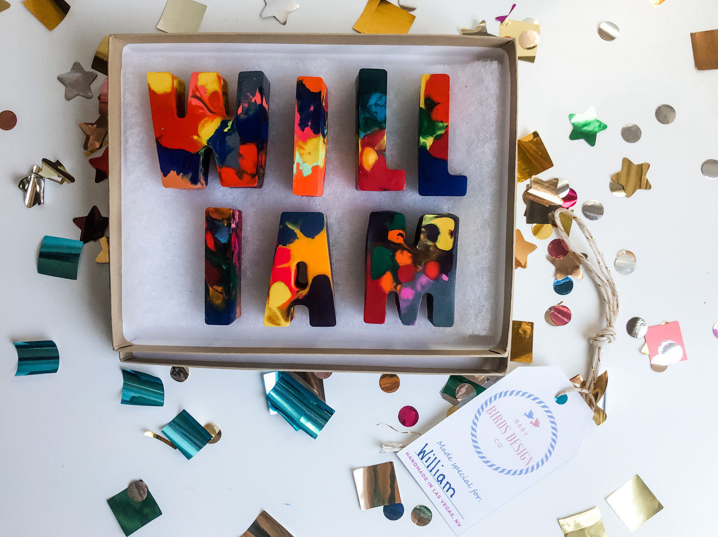 Rainbow NAME Crayons for Kids ~ **Personalized** ~ Birthday Gifts ~ Holiday Gifts ~