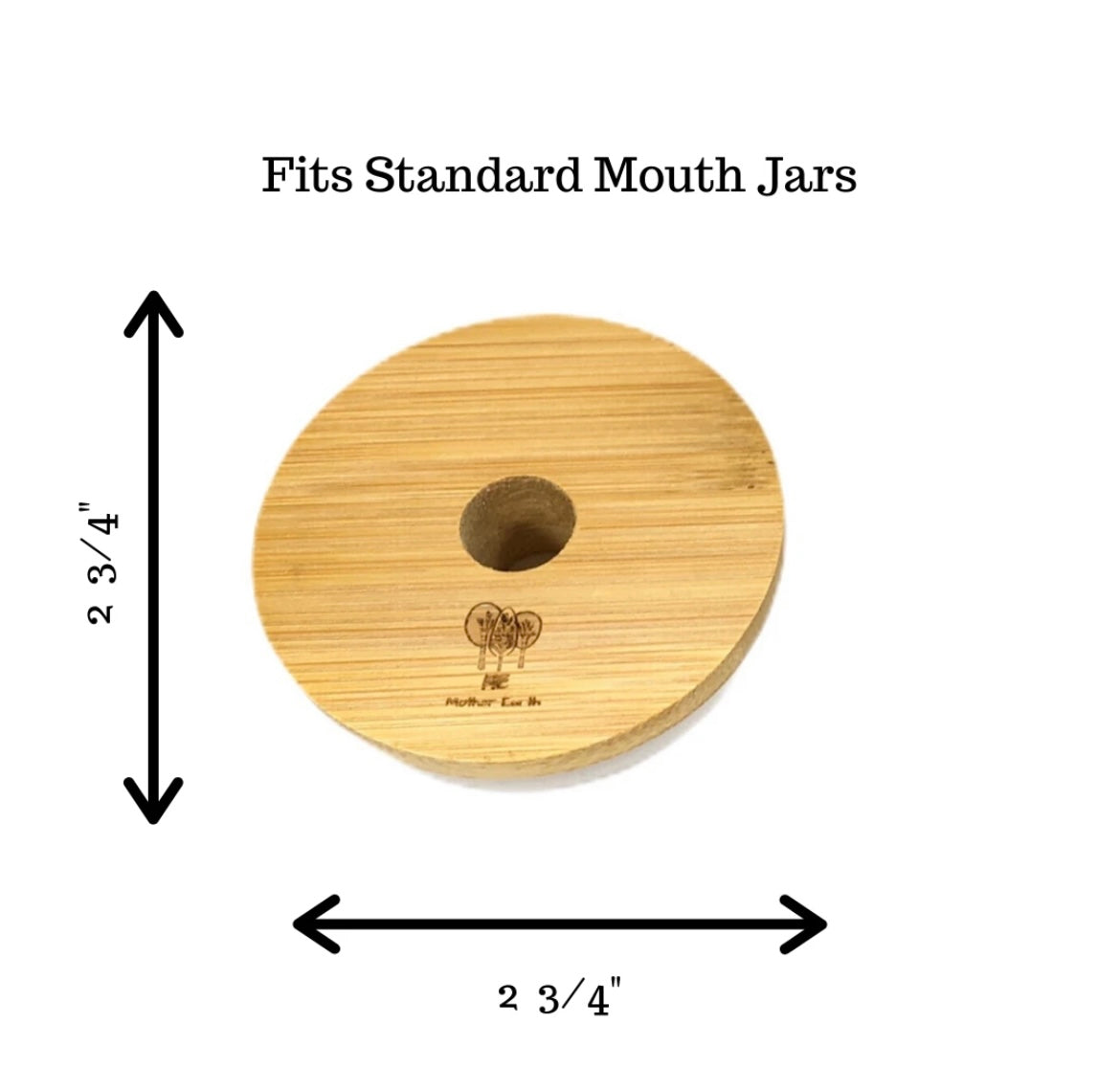 Bamboo Mason Jar Lids