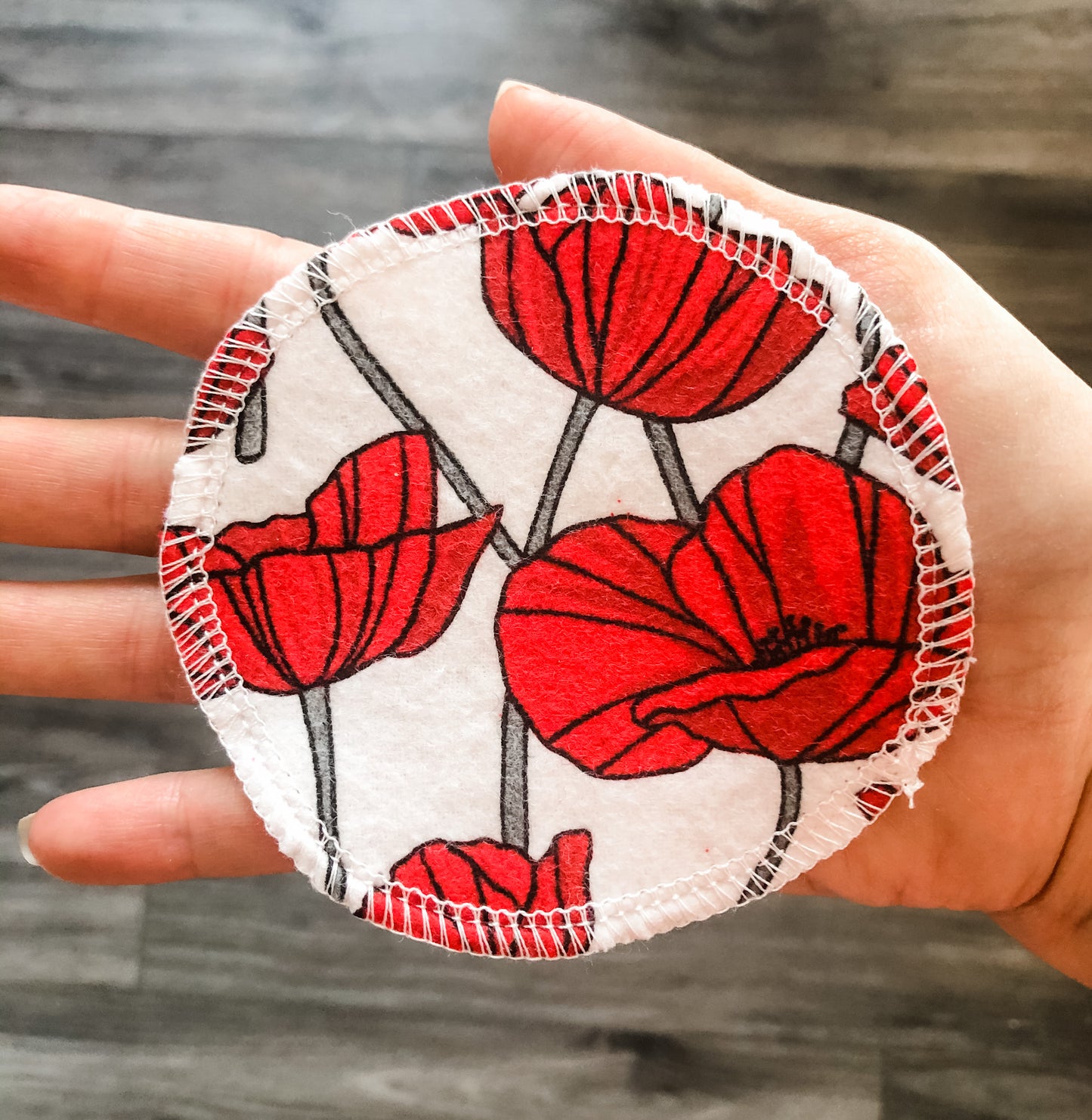 Set of 10 ~ Reusable Cotton Rounds ~ Choice of 1PLY, 2PLY or 3PLY