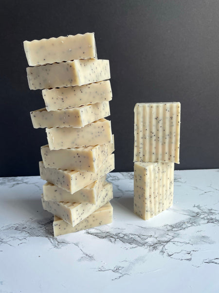 Orange Infused Goat Milk & Honey Exfoliating Bar