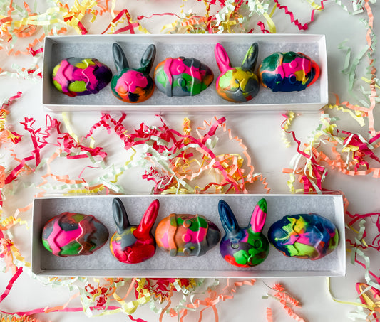 Easter Rainbow Crayons ~ Pack of 5