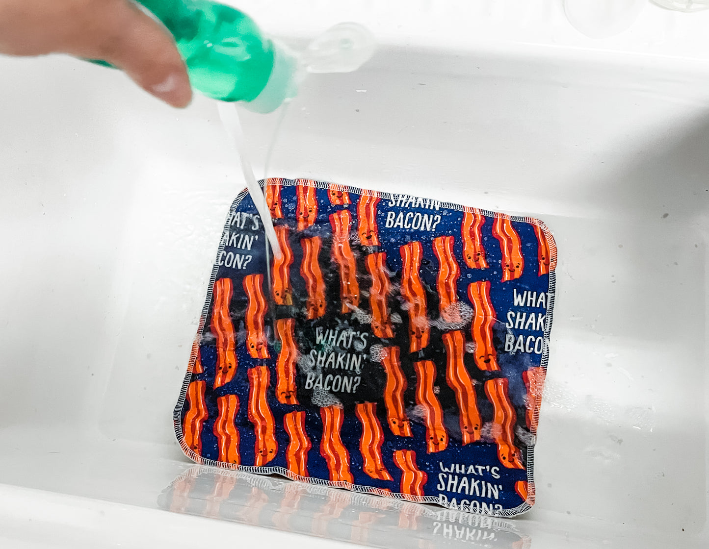 Bacon Reusable No Paper Towel